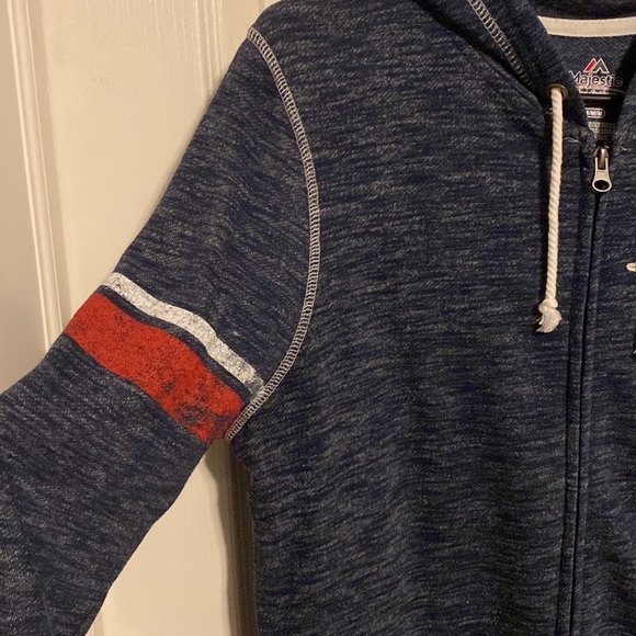 EUC Woman’s Zip Up Hooded Patriots Sweatshirt - Picture 4 of 8